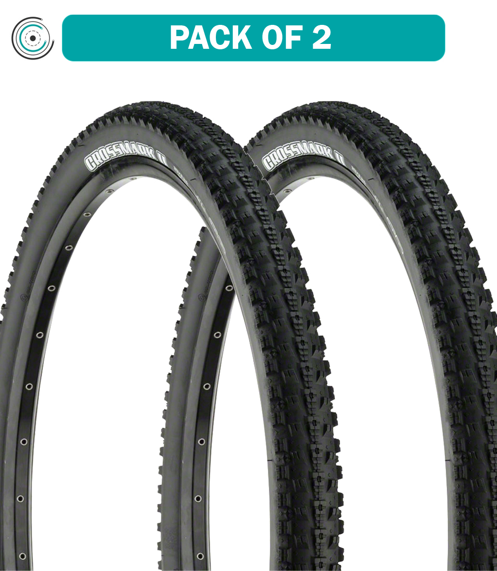 2 Pack Maxxis Crossmark II Tire Clincher Wire Requires Tube