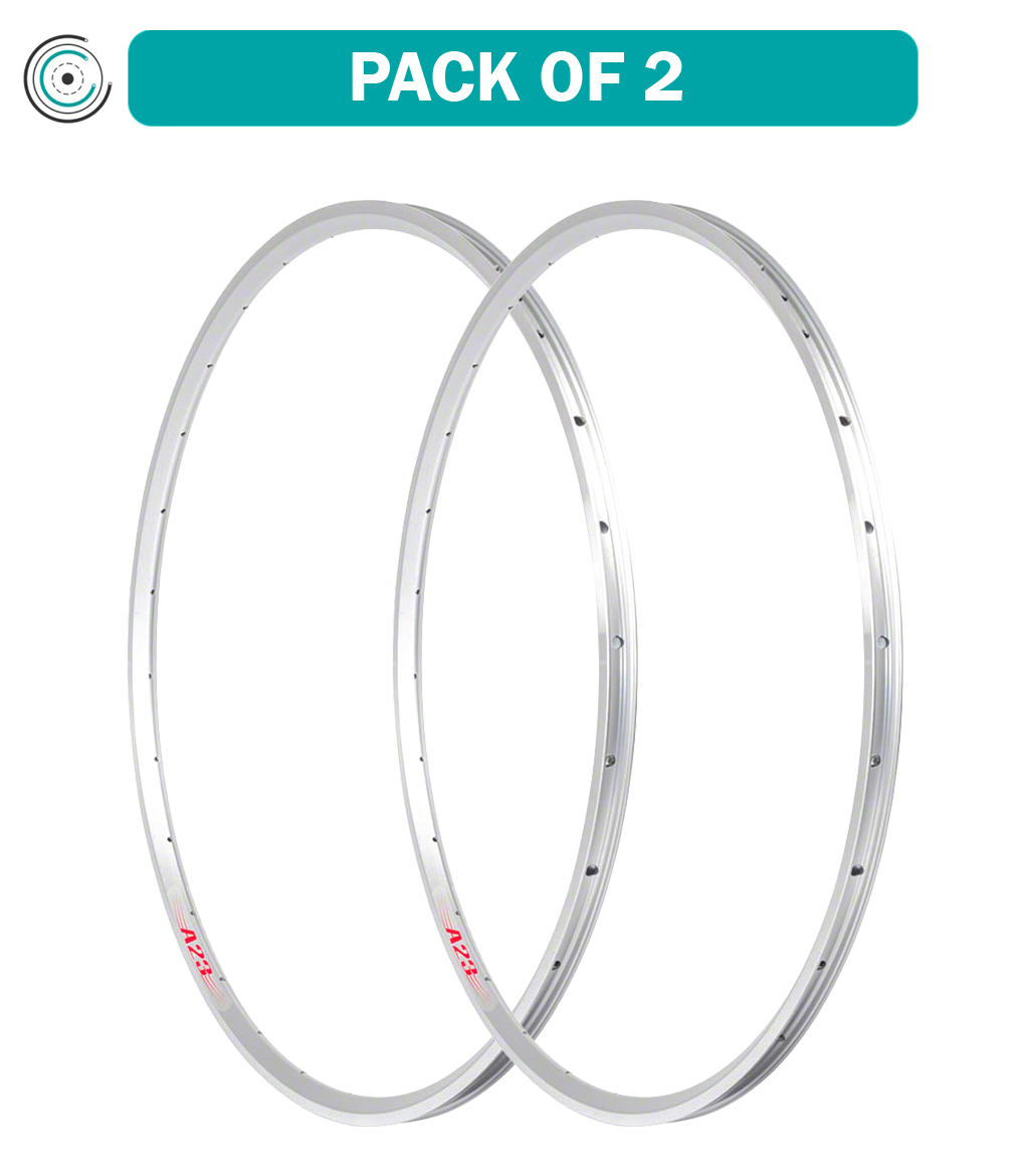 Pack of 2 Velocity A23 Rim - 650b, Rim, Silver, 32H