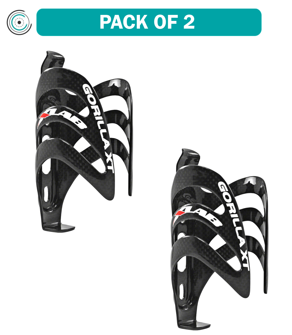 2 Pack XLAB Gorilla XT BG Carbon Fiber Water Bottle Cages