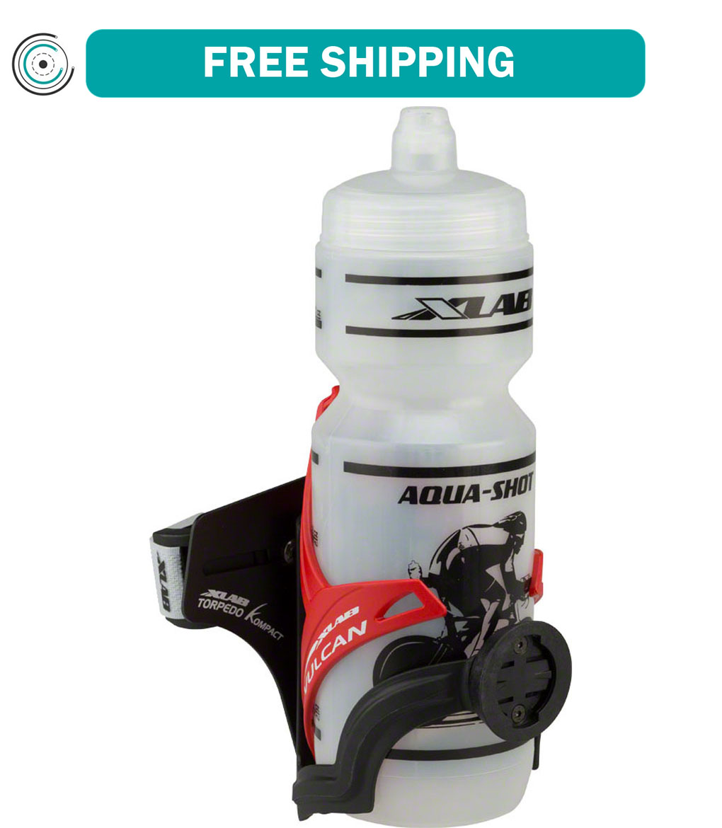 XLAB Torpedo Kompact 125 Water Bottle Cage Red