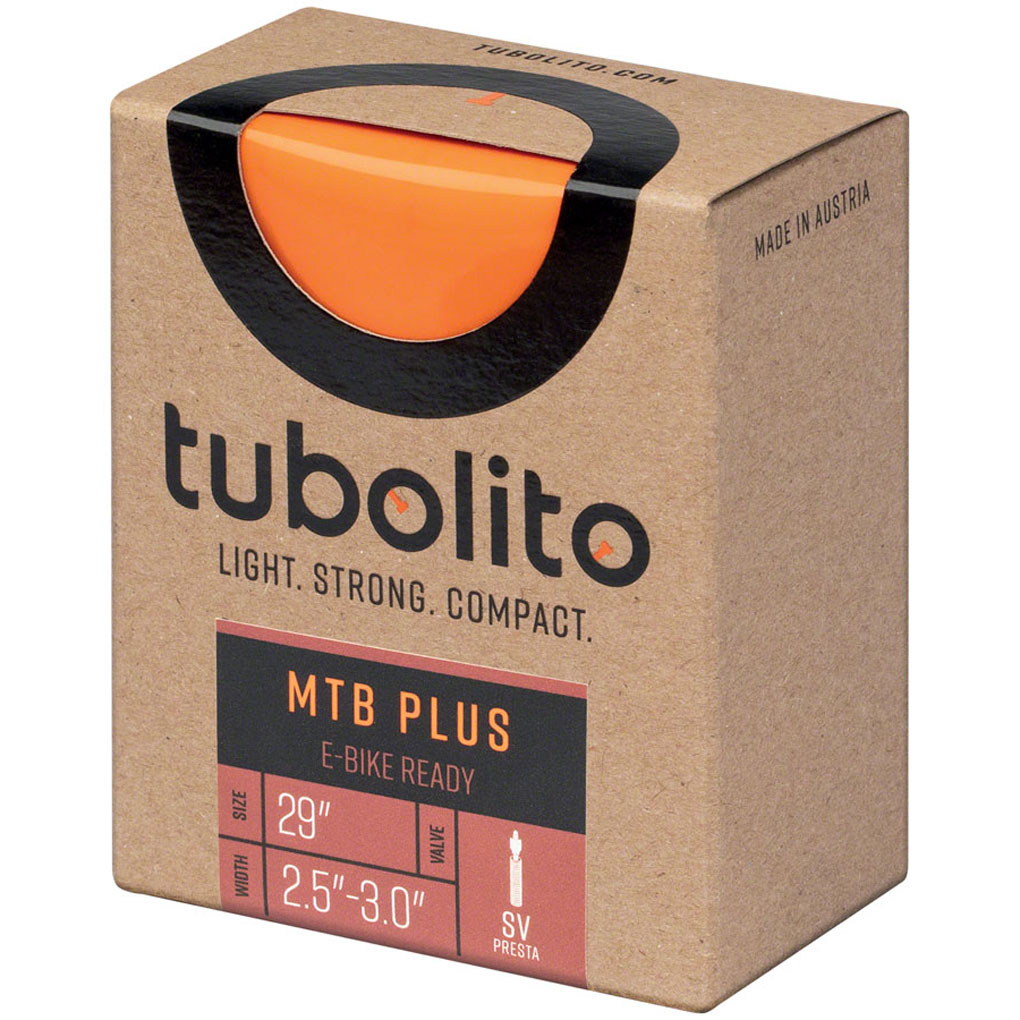 Tubolito Tubo MTB Plus Tube - 29+ x 2.5-3.0", 42mm Presta Valve, Orange